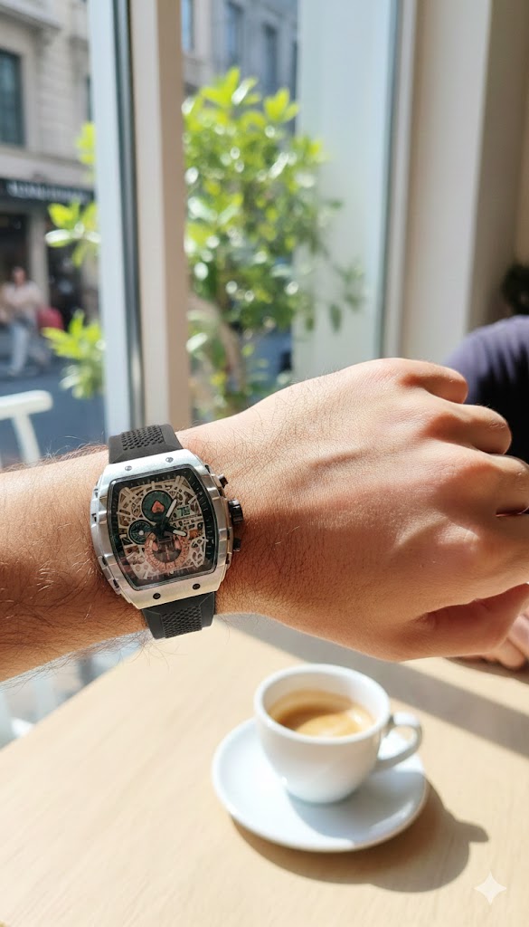 Luxury Men’s Skeleton Watch