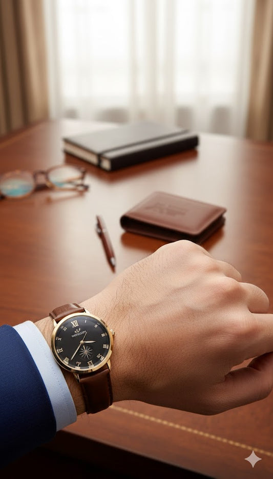 Classic Men’s Leather Watch